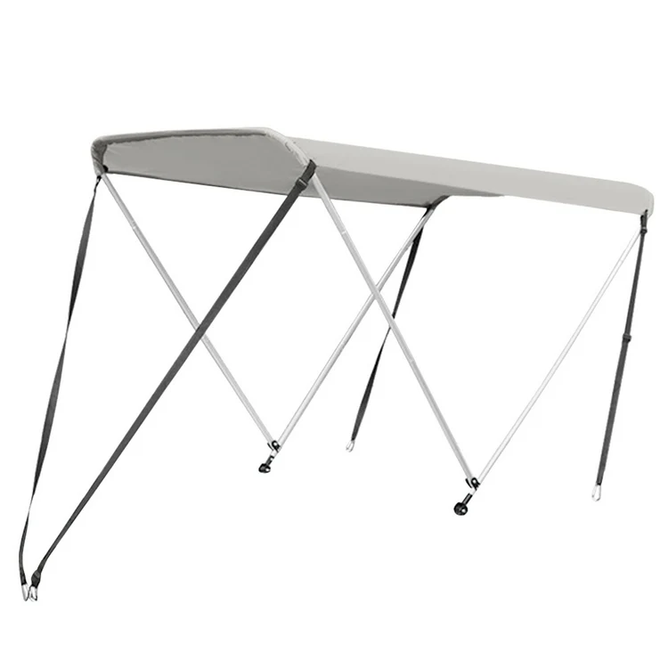 Durable Oxford Sun Shade Bimini Top for Boats New Condition Replacement Cover Boat Canopy with Hinge