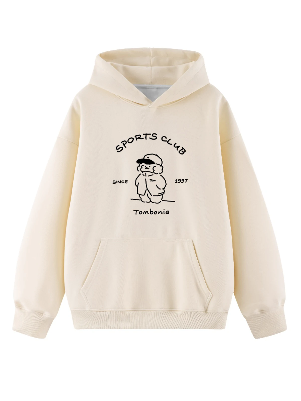 Bonito na moda impresso gráfico hoodie puro algodão primavera outono luxo nicho marca moda versátil masculino e feminino y2k hoodie