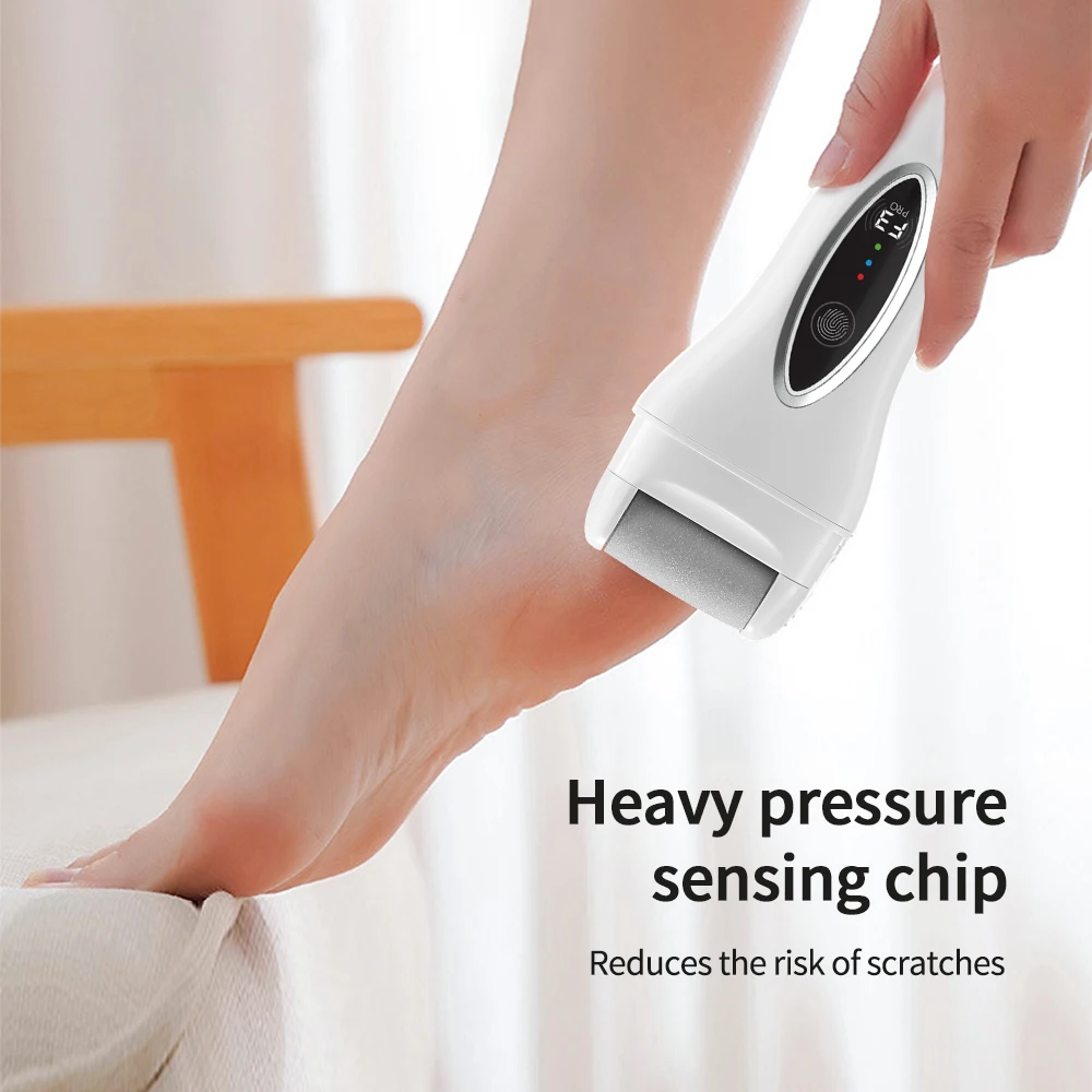 Electric Foot File Rechargeable Callus Remover  Hard Heel Pedicure Tool Skin Care Device Foot Care Tool for Dead Skin Removal