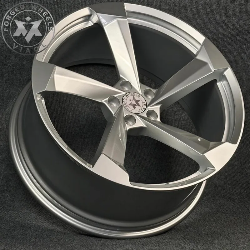 

Viaol Deep Concave Aluminum Alloy Forged Wheels Silver Finish 4 Pieces New Passenger Car Wheels for Corvette C7 C8 for