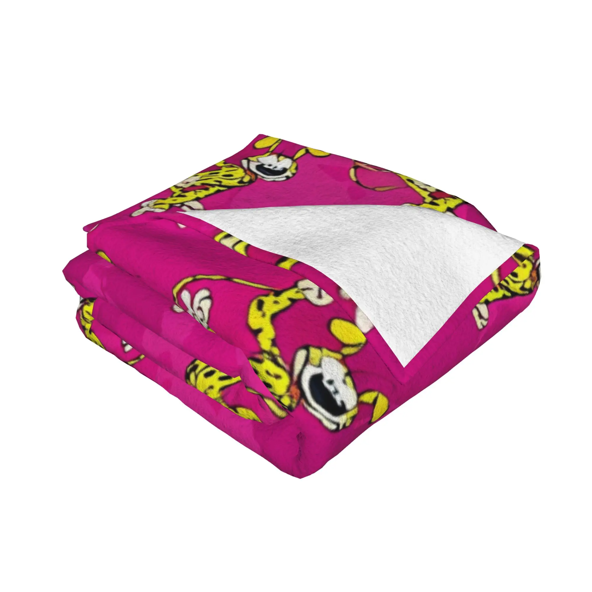 1PC home Cutecore Marsupilami Waving Marsupilami Blanket Super Cosy Plush Home Living Room Sofa halloween