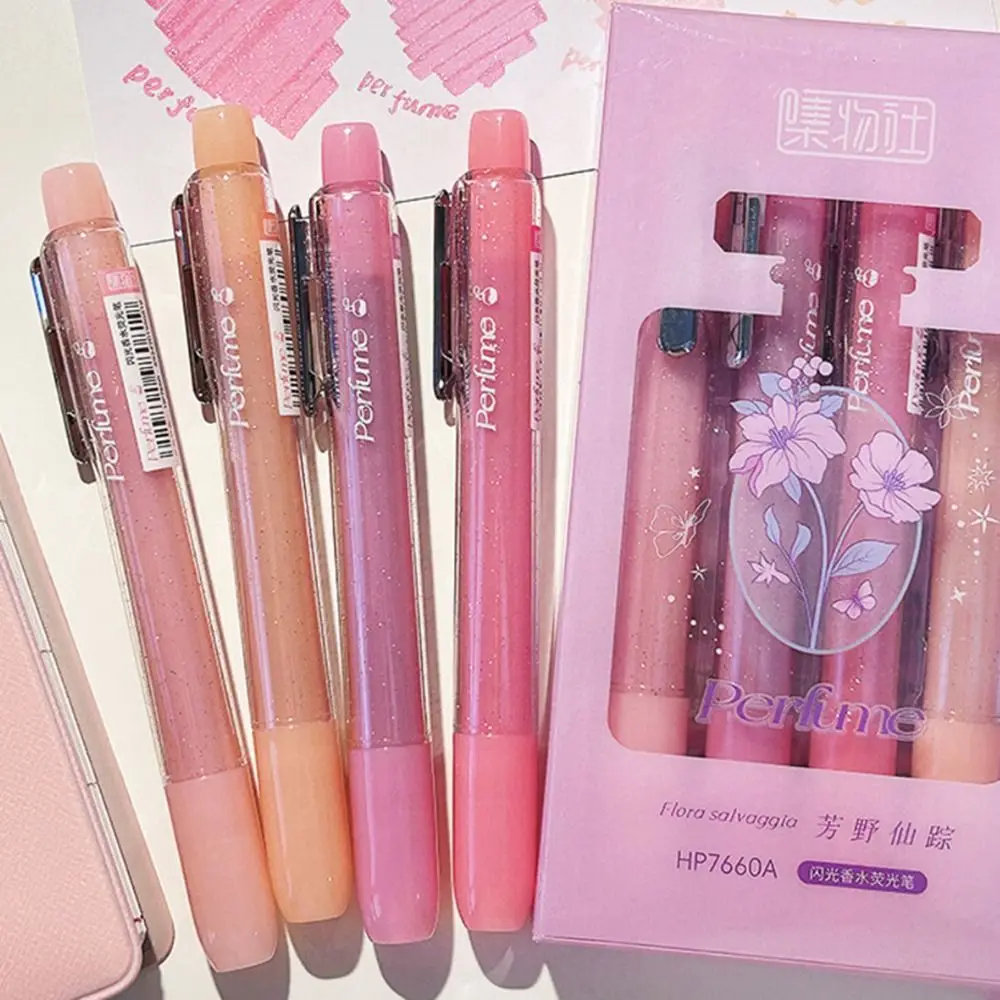 

4 шт., креативный цветной блестящий маркер, ключевые точки, сделай сам, художественная флуоресцентная ручка, ручка для ведения журнала, инструменты для граффити