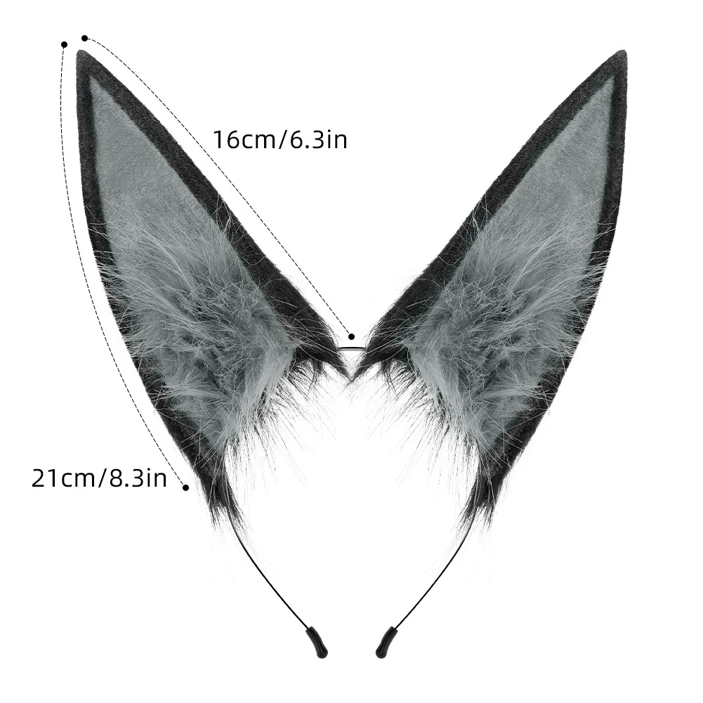 Zenless Zone Zero Hoshimi Miyabi Cosplay Ear Headband Imitation Animal Ears Hair Hoop Comic Con Prop Headdress Hair Accessories 5