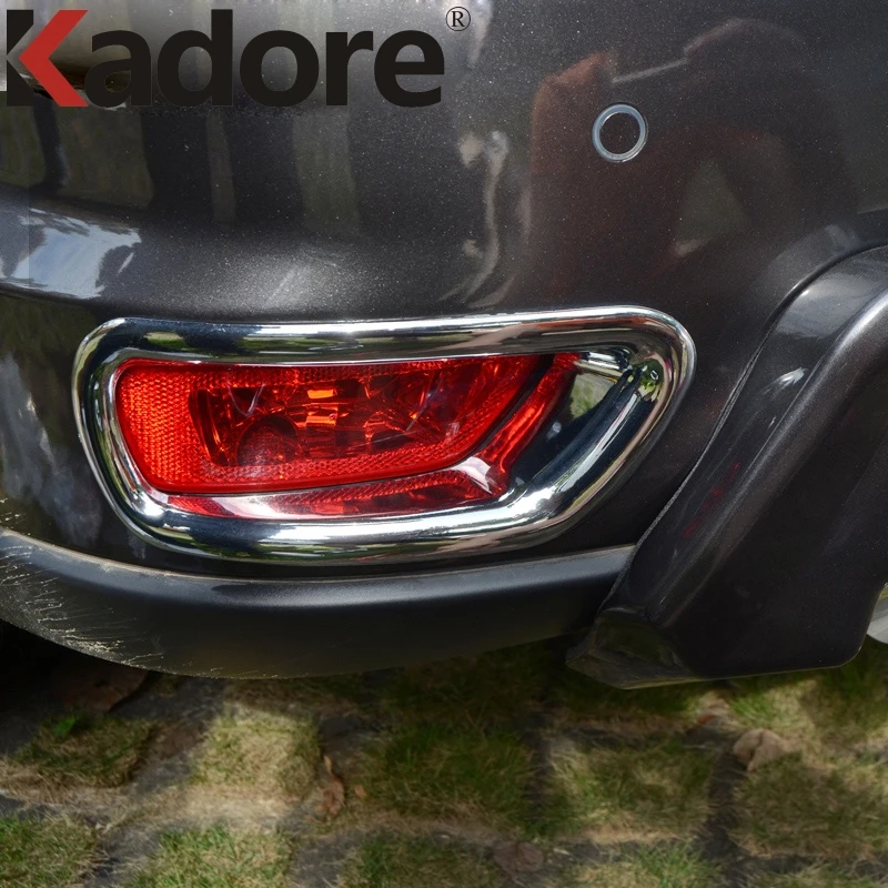 Car Accessories For Dodge Journey JC Fiat Freemont 2013-2016 2017 2018 2019 2020 Chrome Rear Foglight Fog Light Lamp Cover Trim