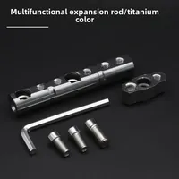 For Universal Motorcycle Mirror Mount Bracket for Scooters Supports Phone Holder Spotlights Versatile Extension Bracket Crossbar