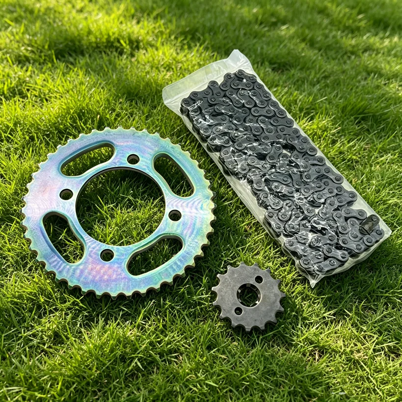 Motorcycle Drive Chain Front Sprocket Rear Sprocket for Suzuki Haojue Qingqi Qjmotor For GZ125HS GZ150-A-E QJ150 Original Fit