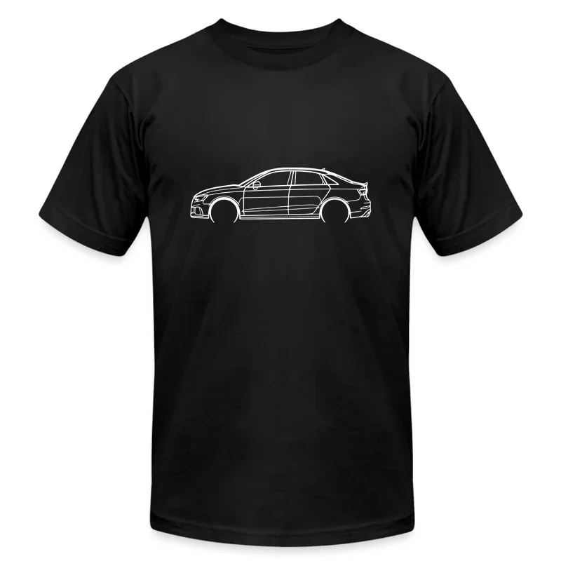 2024 Audis RS3 - Men's T-shirt Casual T Shirt Graphic Summer Short Sleeves 100% Cotton S-3XL