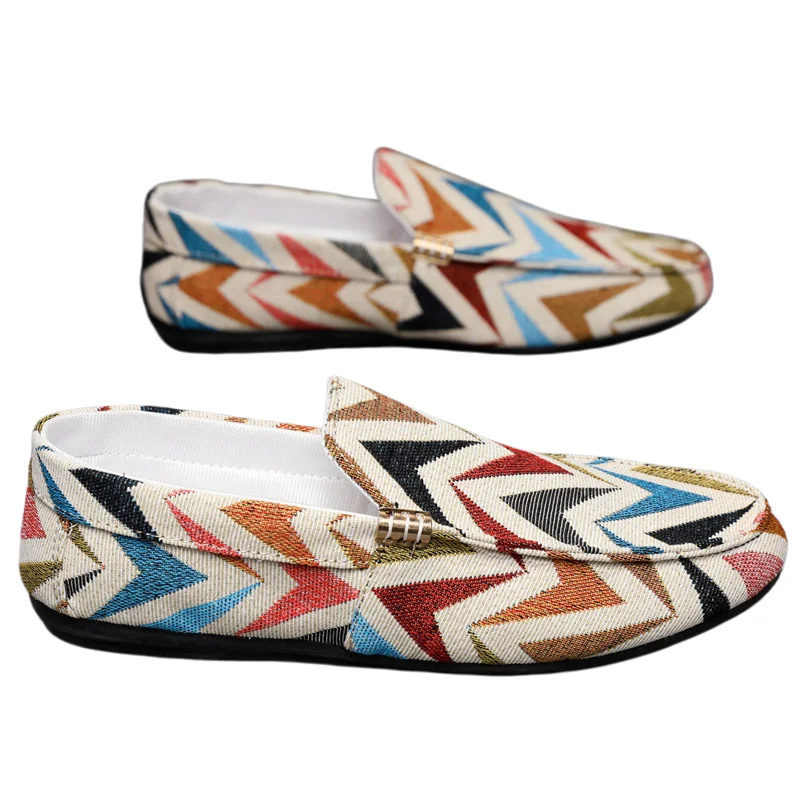 Fashion Men Casual Shoes Men Loafers Breathable Comfort Slip-on Mens Driving Shoes lightweight Lazy Shoes Moccasins