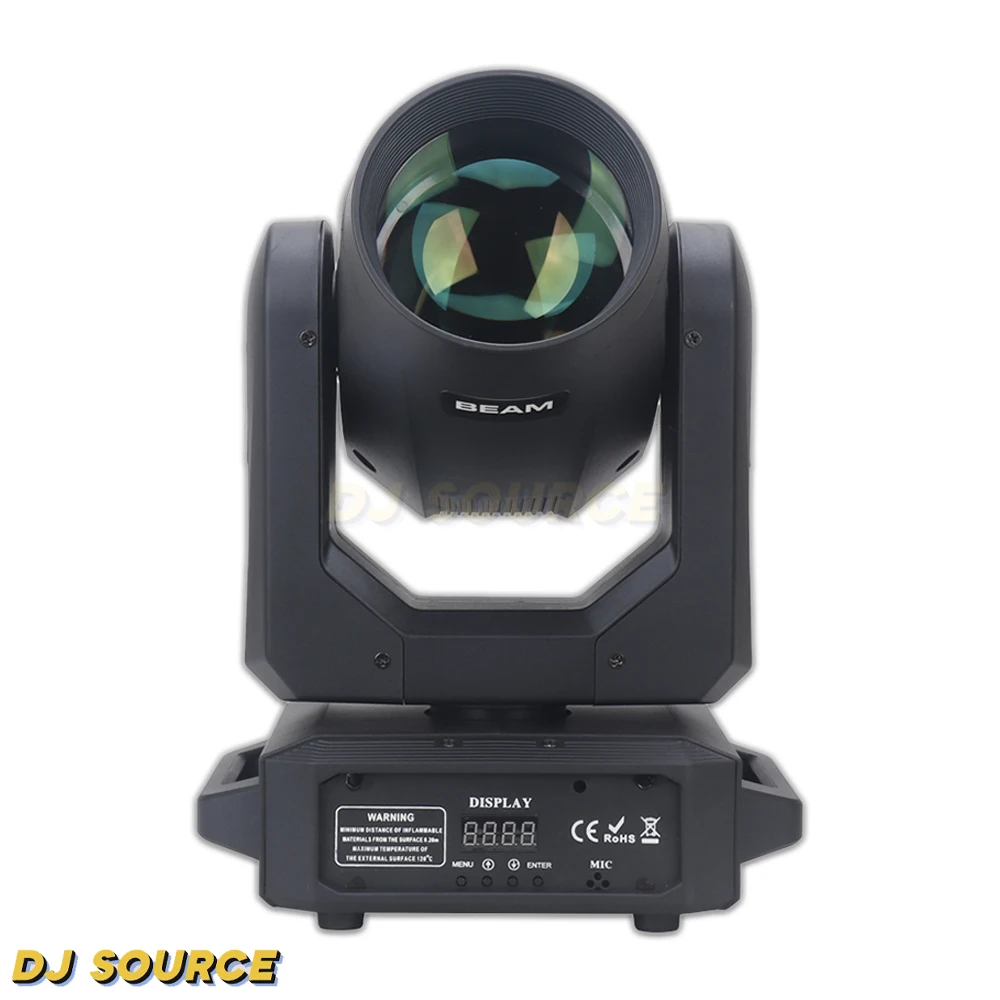 Imagem -02 - Cabeça Movente Led Light Beam Spot 18 Prisma Rotativo Efeito Arco-íris Disco Party Club Stage Dmx512 11 13ch 200w