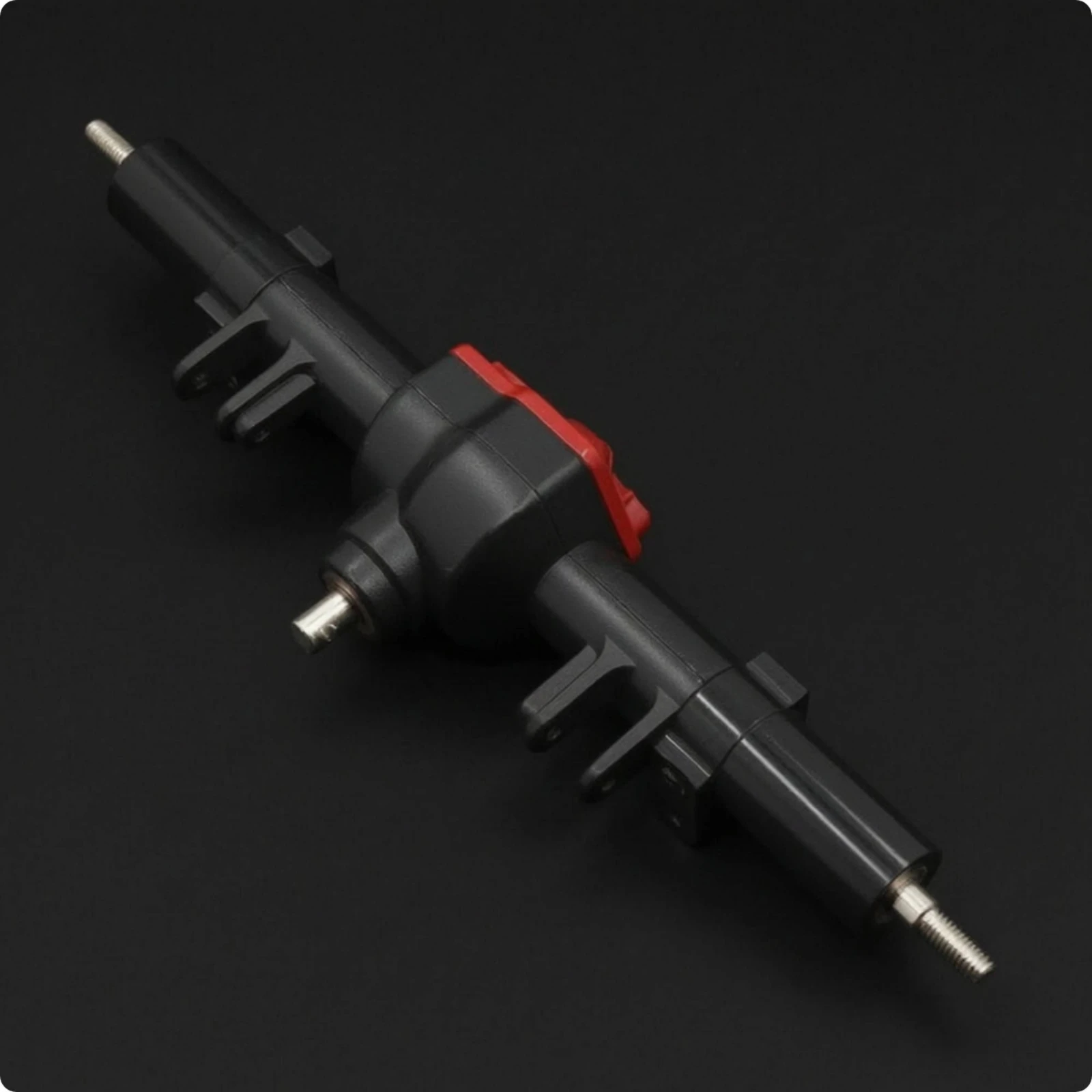 RC Crawler Axle with Differential 1/12 Scale Metal Axle Differential Hardware High Strength Wear-Resistant