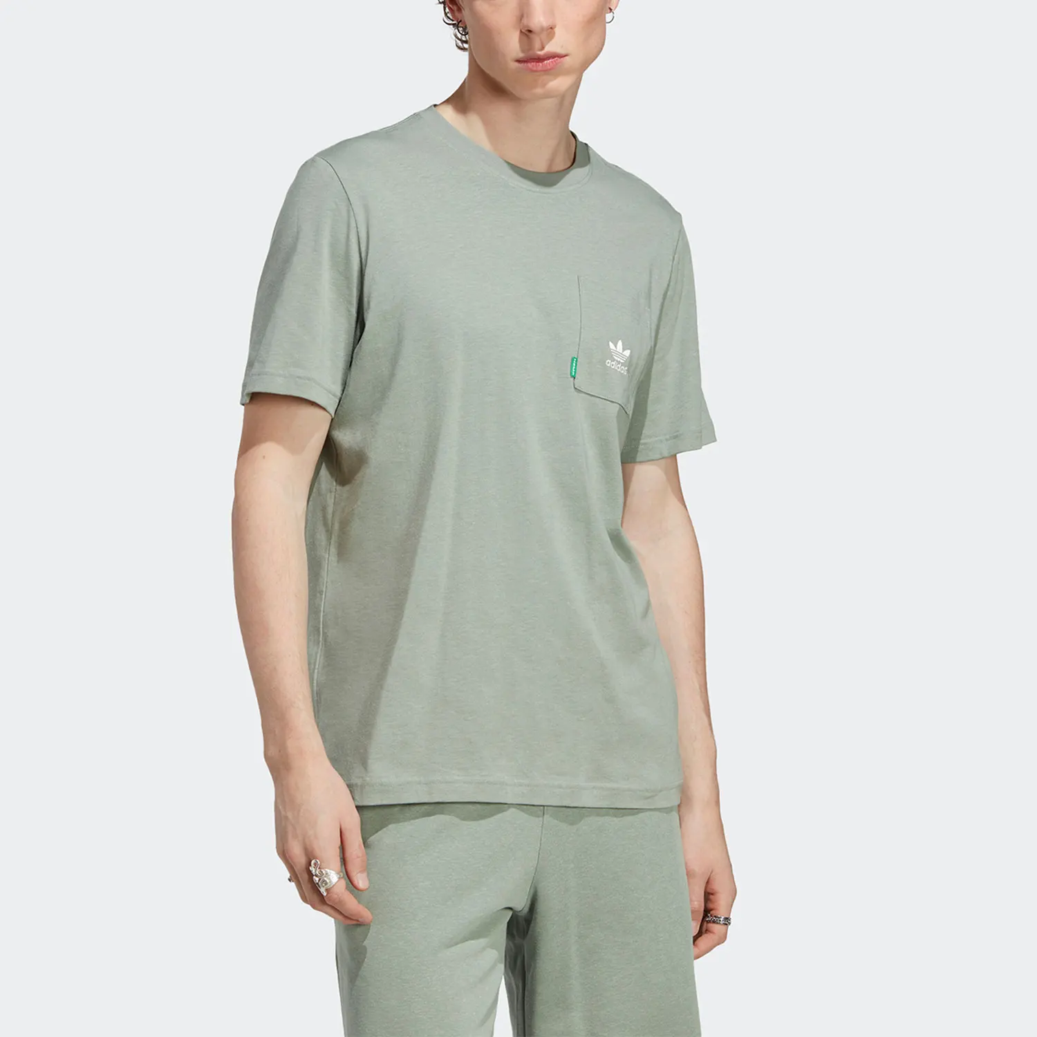 

Официальная мужская свободная футболка Adidas с тремя полосками и короткими рукавами HR2955