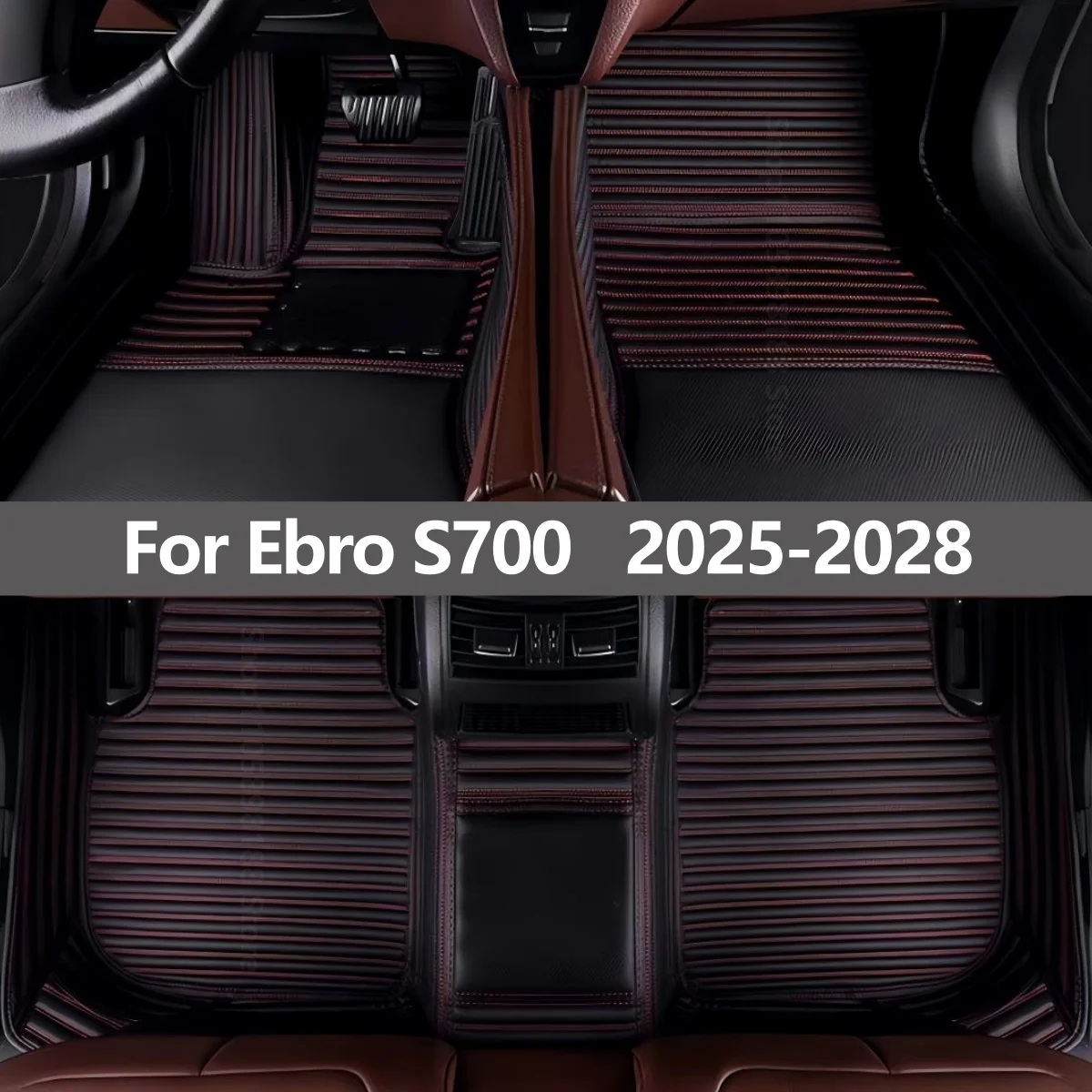 Car Floor Mat For Ebro S700 2025 2026 2027 2028 LHD/RHD Full‑Set Waterproof Vehicle Floor Carpets