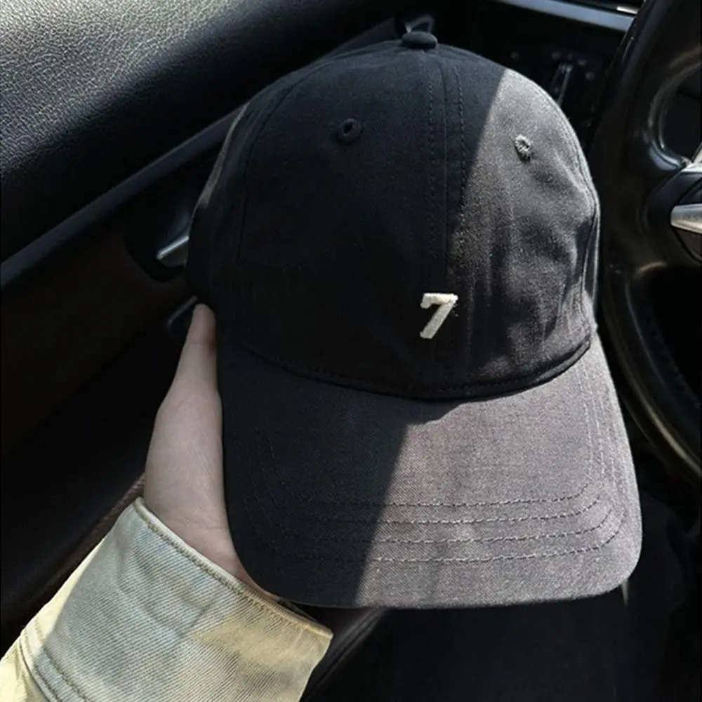 Long Brimmed Baseball Cap Casual Adjustable Embroidery Bonnet Versatile Sports Hat Spring Summer