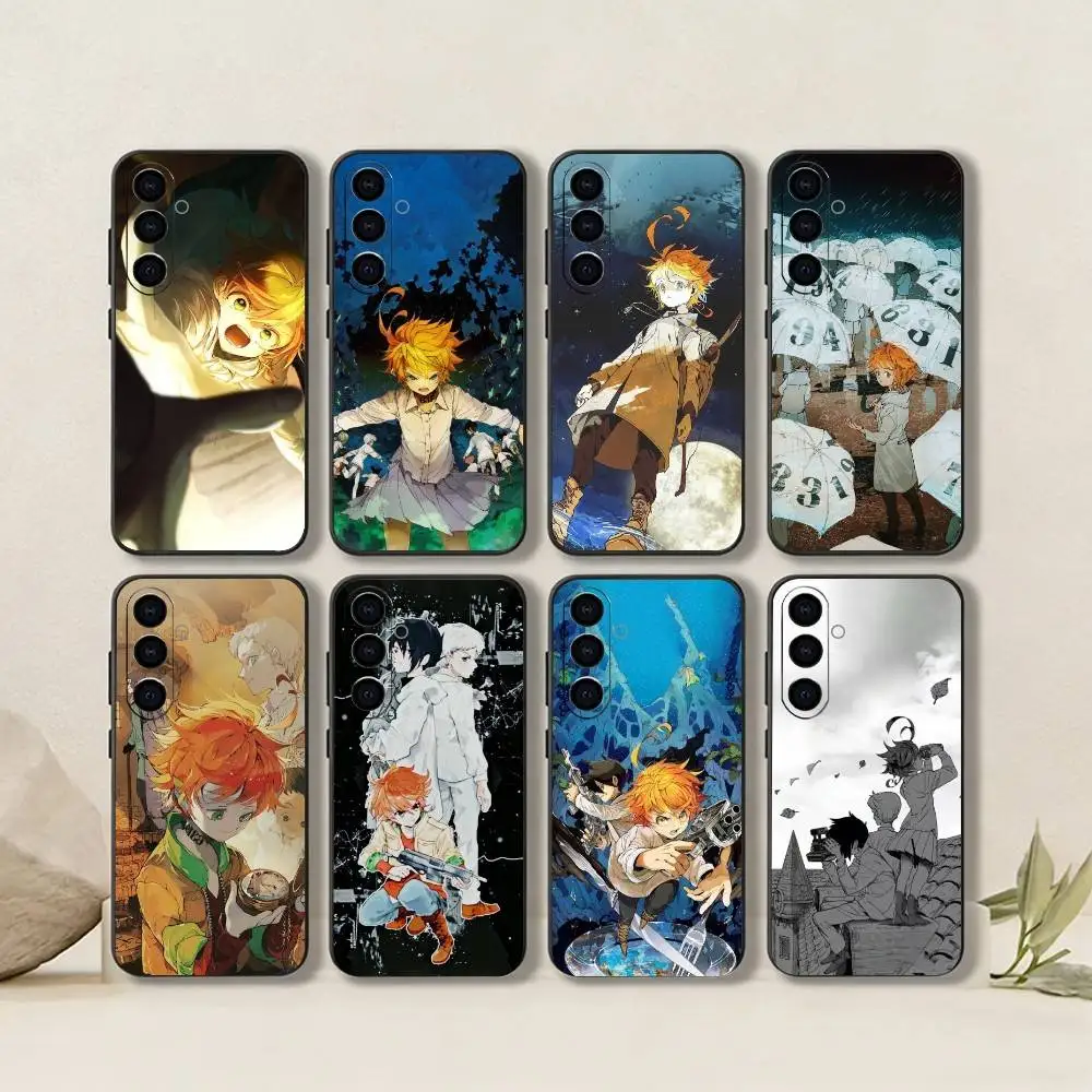 E-Emma-The Promised Neverland   Phone Case For Samsung Galaxy A73,A72,A71,A70,A53,A52,A51,Soft Silicone Black Cover