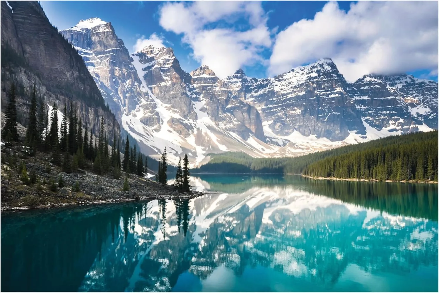 

1000/500/300/120 Piece Wooden Jigsaw Puzzle of Adult Featuring Moraine Lake Landscape Puzzle Challenging Game Fun Toy Kid Gift