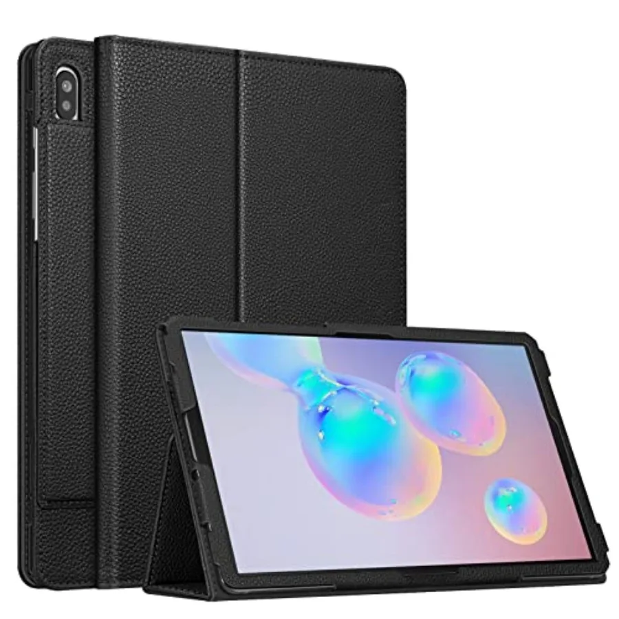 

Folio Case for Samsung Galaxy Tab S6 10.5" 2019 Model SM-T860/T865/T867,[Patented S Pen Slot Design] Slim Fit Stand Cover Auto