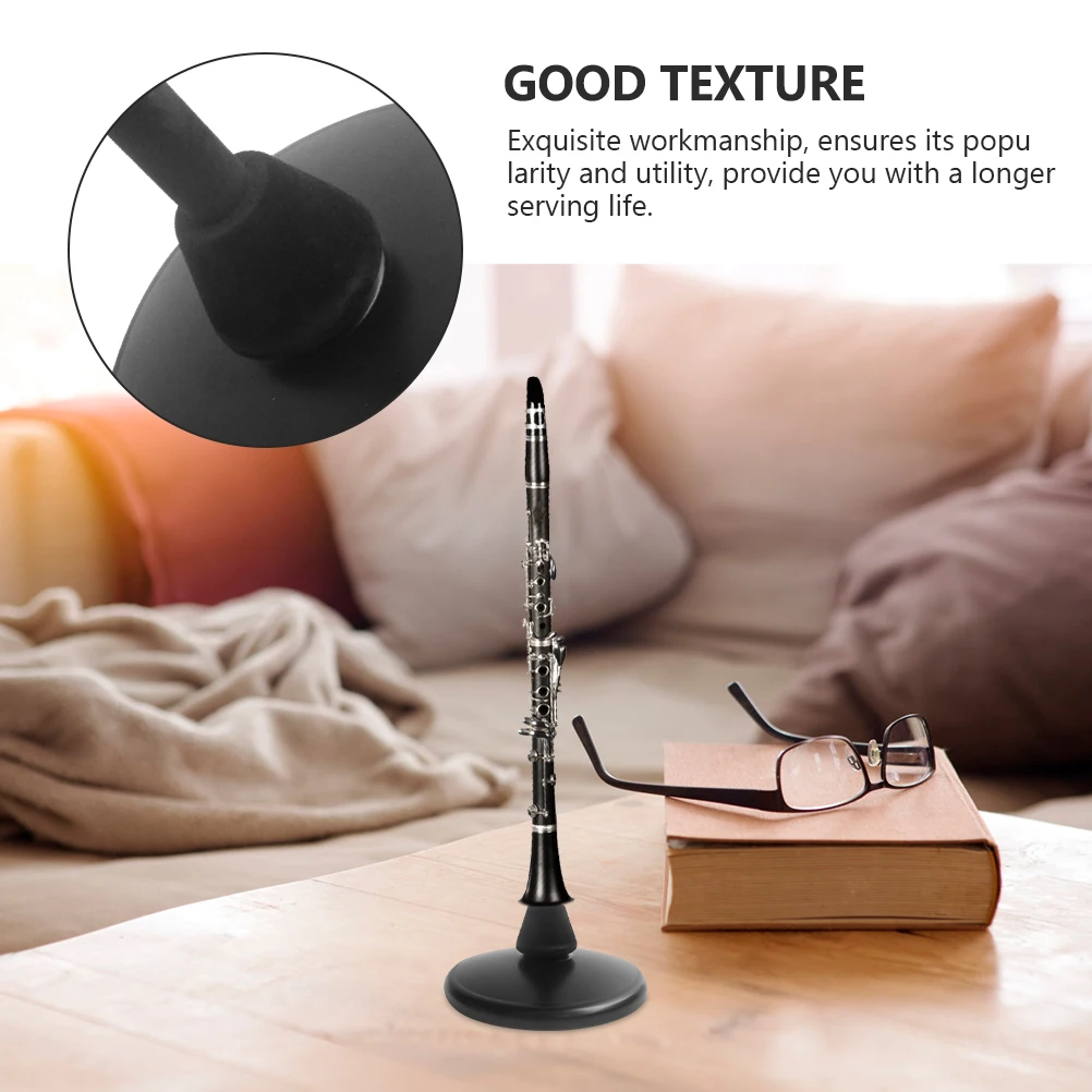 

Flute Black Tube Bracket Detachable Clarinet Stand Metal Instrument Stands for Iron Piccolo Holder