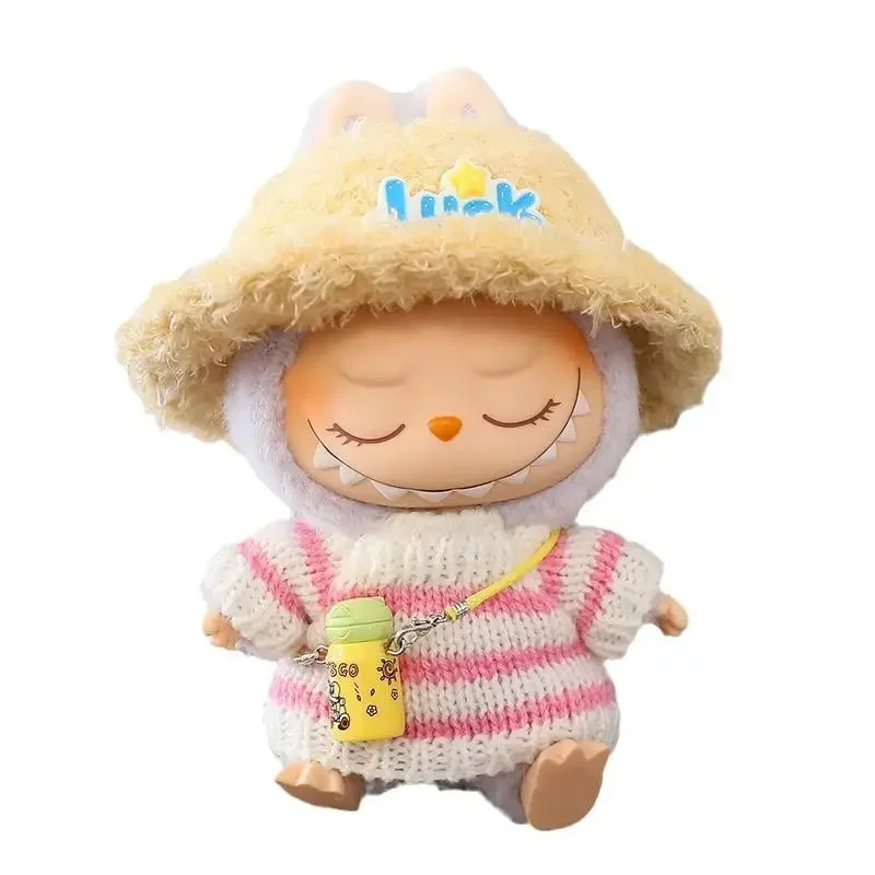 17cm Mini Doll'S Clothes Outfit Accessories For Korea Kpop Exo Labubu Idol V1 V2 winter sweater outfit Hoodies Clothing Gift