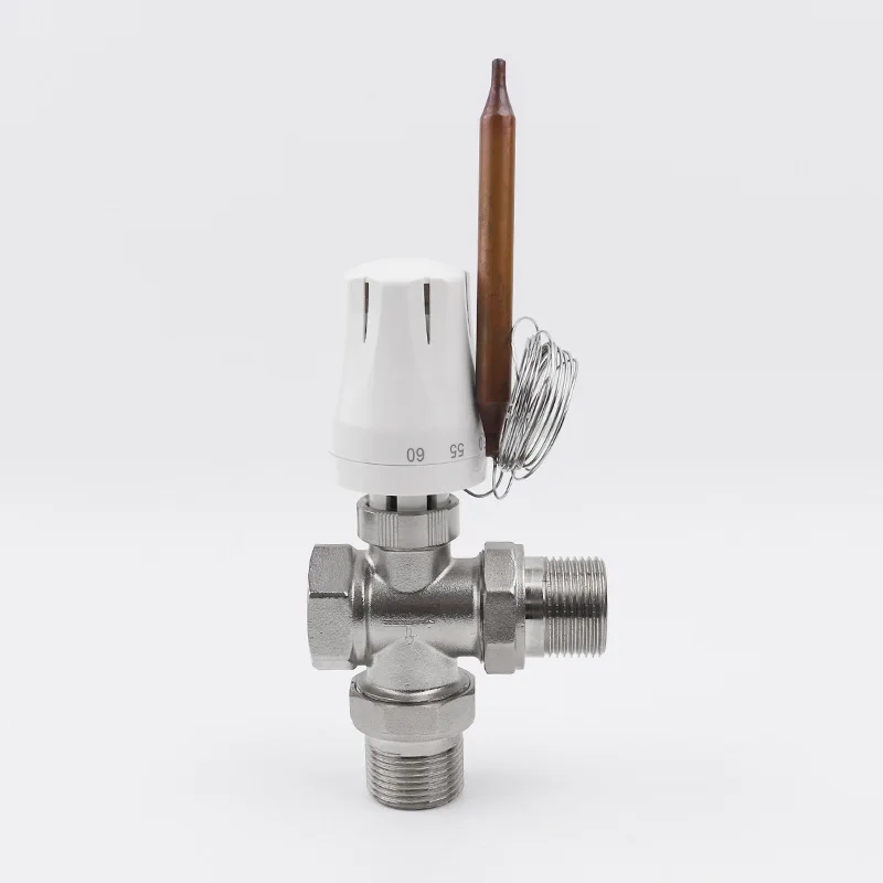 

Автоматический клапан постоянной температуры для подогрева пола, специальный автоматический регулирующий клапан с резьбой для горячей и холодной воды
