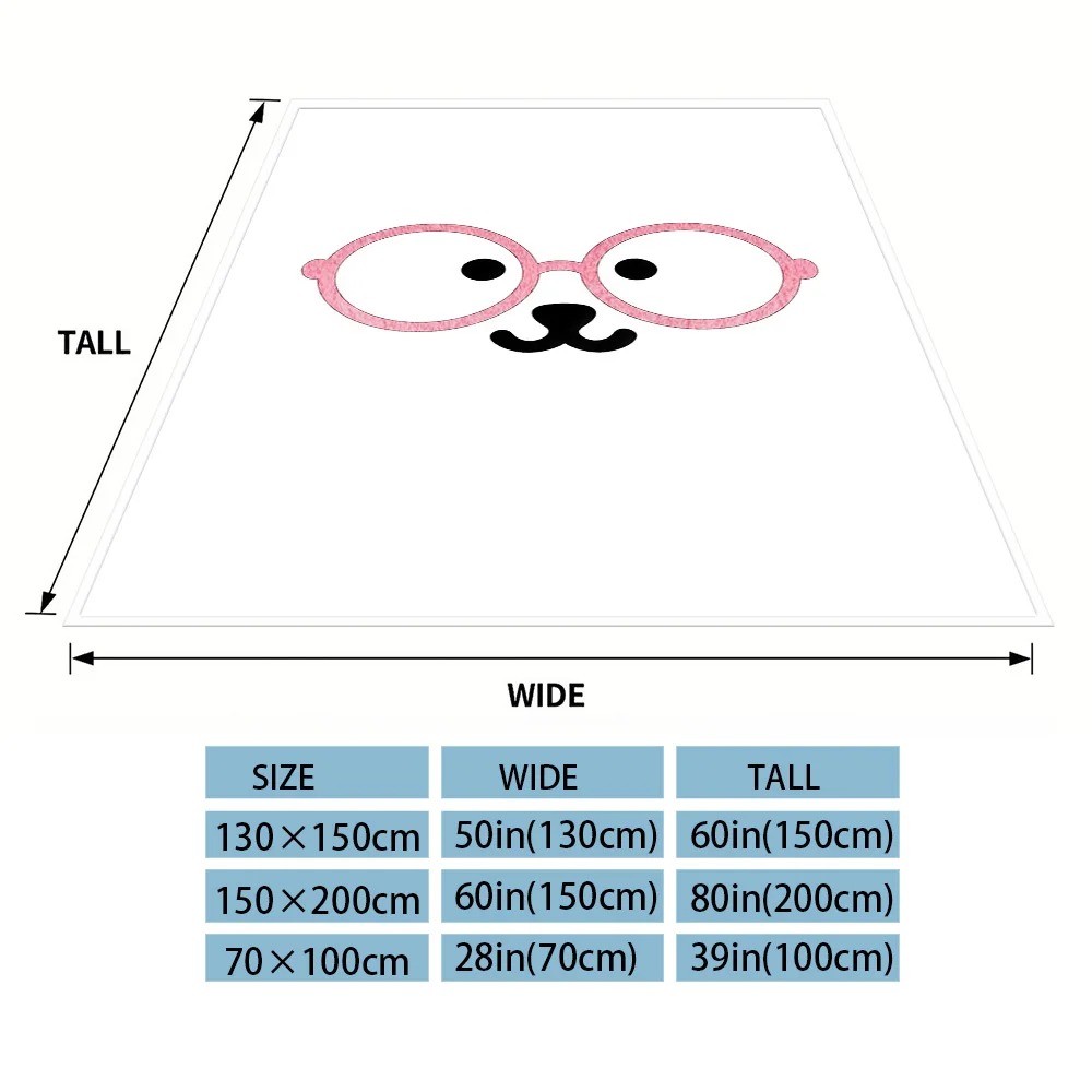 Pink Frame Puppy Face Flannel Blankets Are Perfect For Sofas, Office Beds, Travel, Sleep, And Use Throughout The Four Seasons