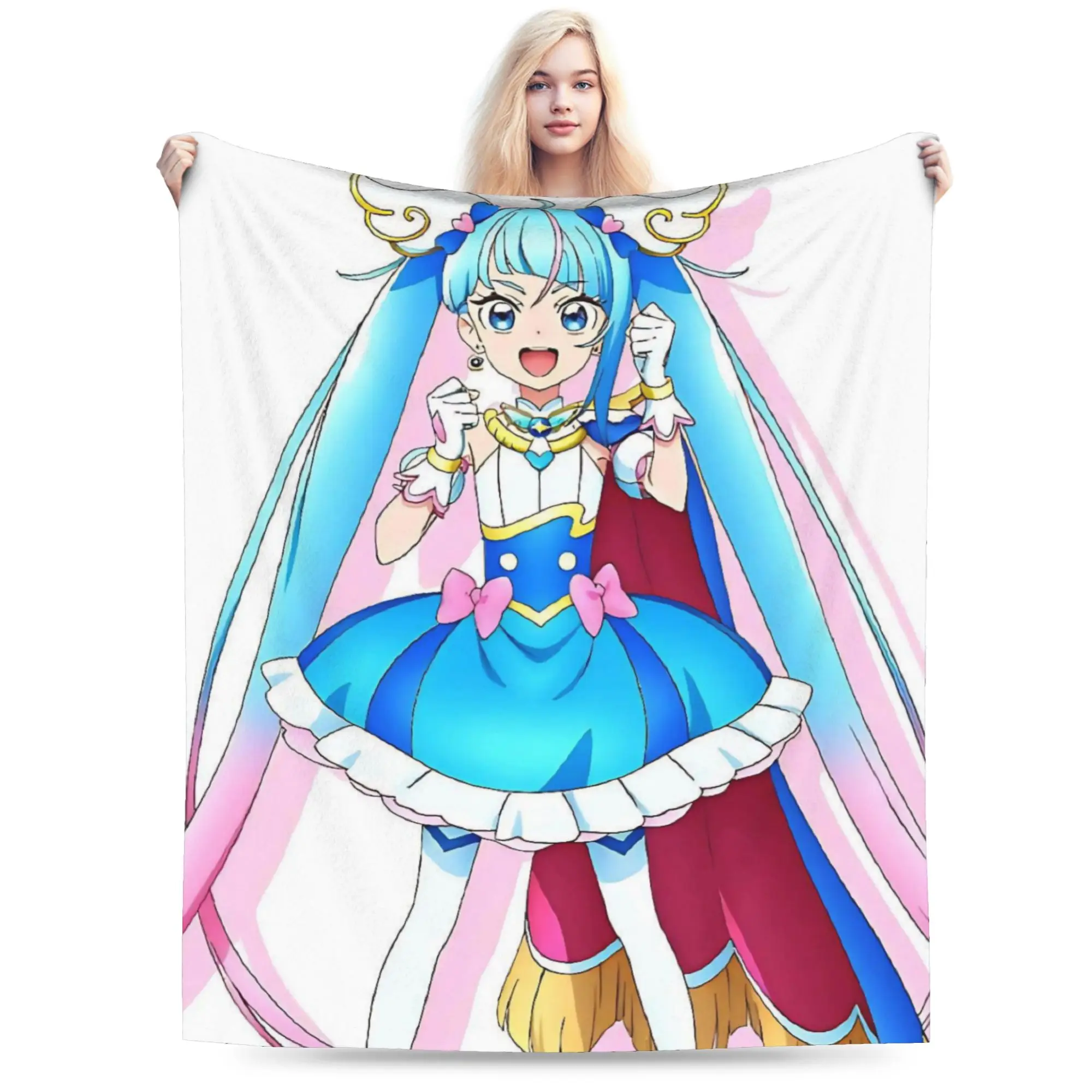 Soaring Sky Pretty Cure Blanket Super Soft Warm  Throw Blankets for Bed 50x60 Inch Multi-size Bedding Throws