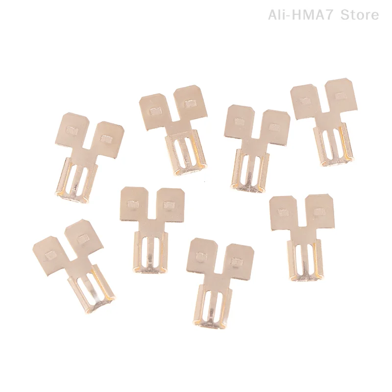 8-delige connector Quick Disconnect elektrische dubbele Piggyback Spade Spade Connector Terminal Way Wire Double Piggyback