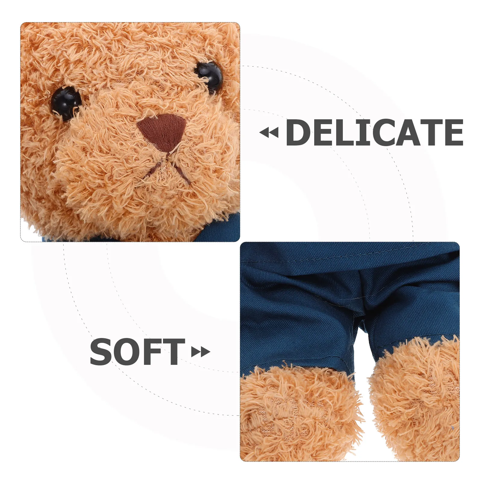 Nurse Bear Stuffed Animal Soft Bear in Nurse Uniform Nursing Graduation Gift for Staff Nursing Studies Keepsake