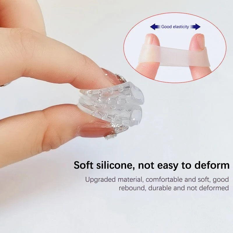 

Silicone toe protector Soft Breathable Toe Tube Corns Blisters Protector Gel Little Toe Protector Toe Separators Foot Care Tool