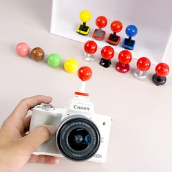 DIY Camera Hot Shoe Cover Universal Changable Metal Hot Shoe Protector Flash Accessory for fuji canon sony nikon ricoh olympus