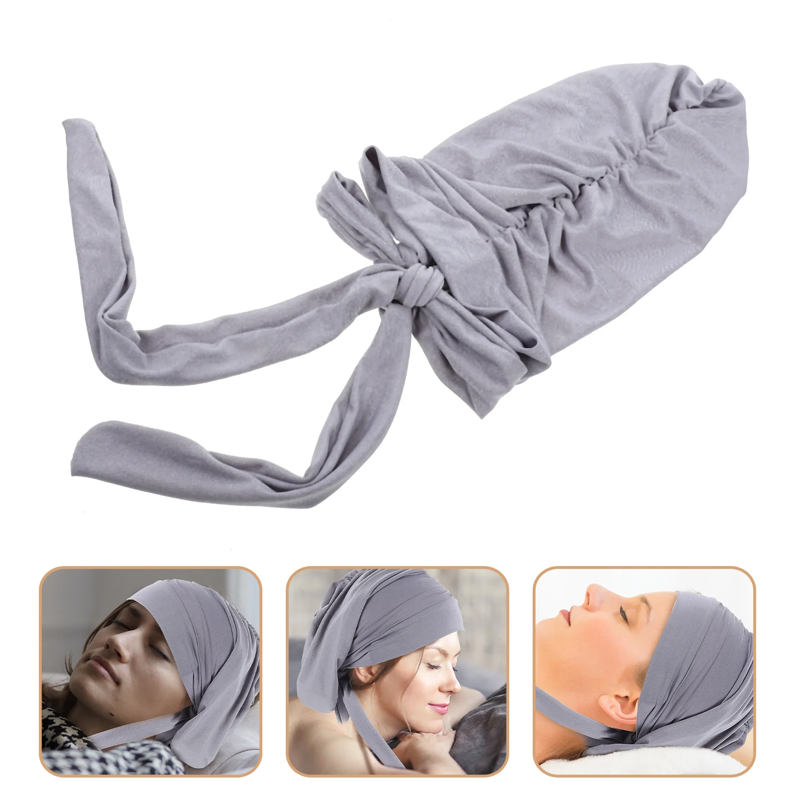 

Bow Turban Hat Hair Bonnet Cap for Sleeping Adjustable Women Hats Woman Hood Women's