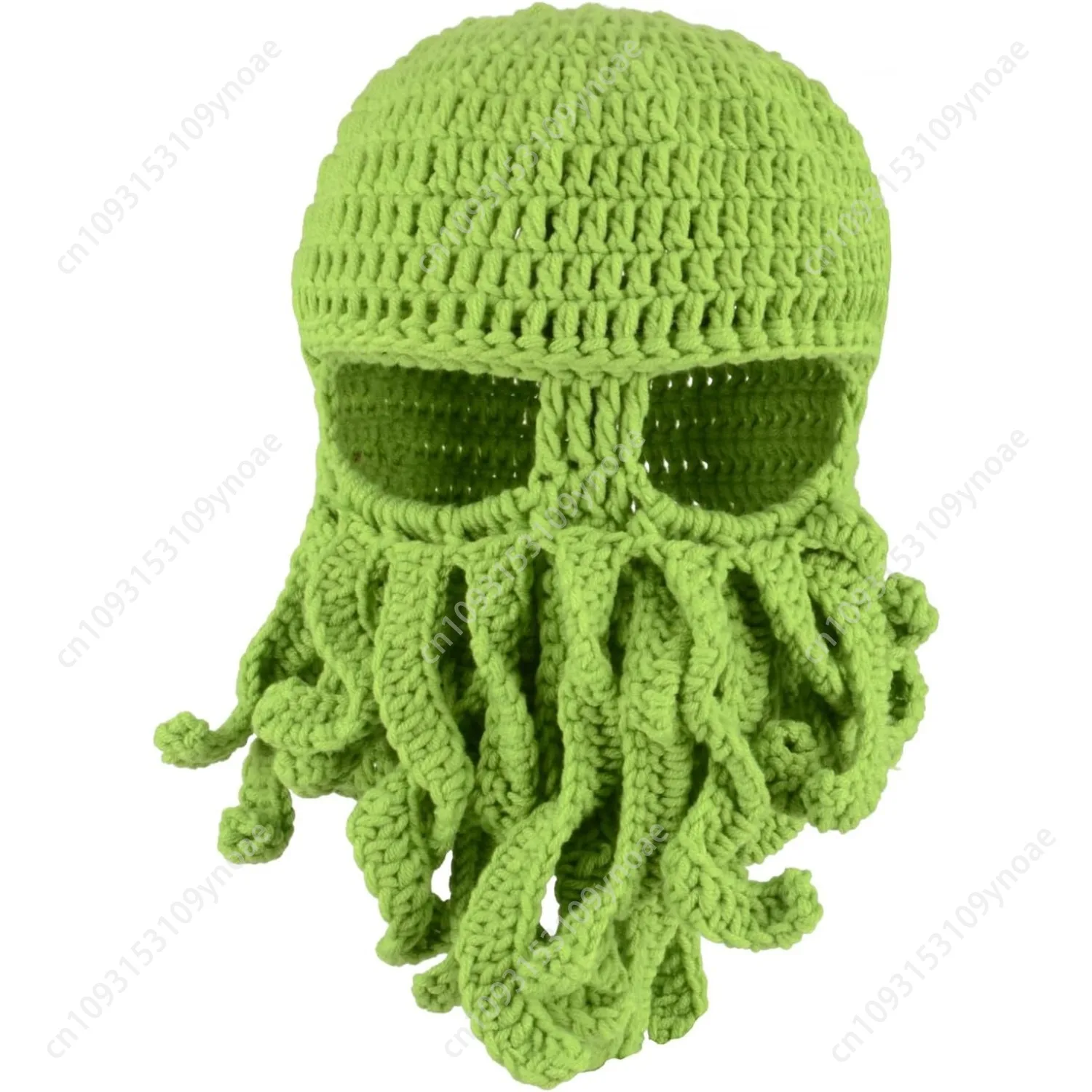 

Azarxis Beard Beanie Hat Knit Funny Pirate Hats Winter Octopus Cap Windproof Warm Squid Mask Men Women Hallowee Soft Comfortable