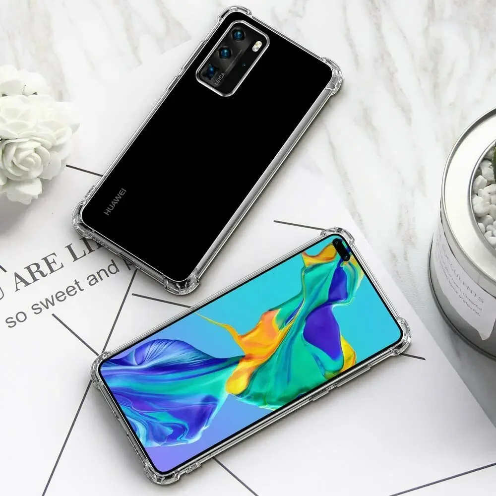 Case Huawei Y7P 2020 Y7A Y7 Pro 2019 Y7 Prime 2018 2019 Crystal Clear Shockproof Bumper Transparent TPU Slim Fit Flexible Cover