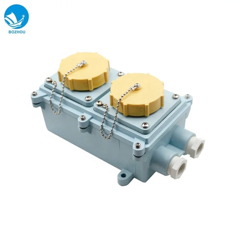 792765 16A 440V Marine Industrial Waterproof Double Socket