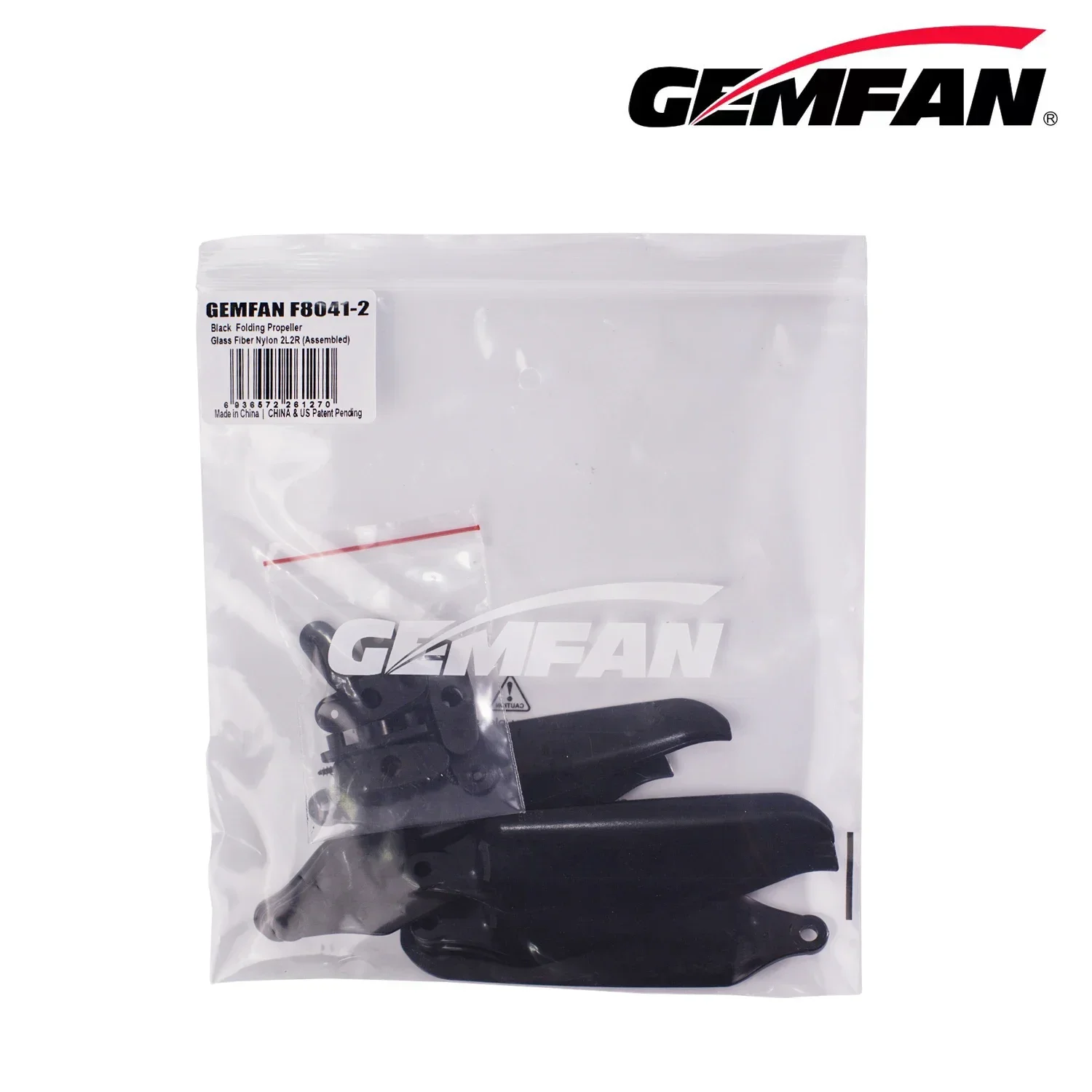 Gemfan-Hélice Pliable F8041 pour Drones FPV Longue Portée, 2 Paires (2CW + 2CCW), 8 Pouces, 2 Pales, 3 Pales, Fibre de Verre Nylon, 8 Pouces