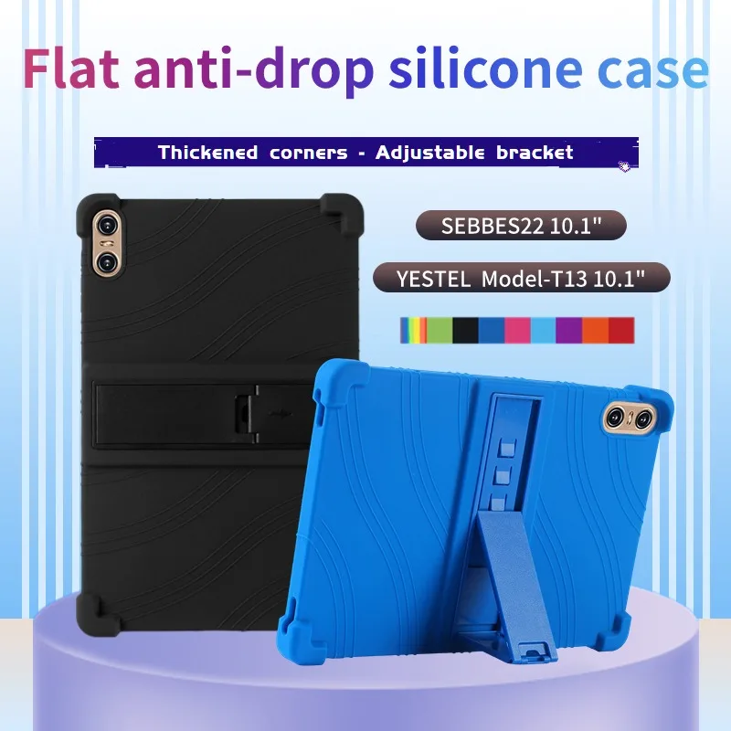 

For SEBBES22 10.1Inch Tablet Case, Shockproof Cover for YESTEL Model-T13 2023 10.1 inch Soft Silicon Tablet Case Coque Kids