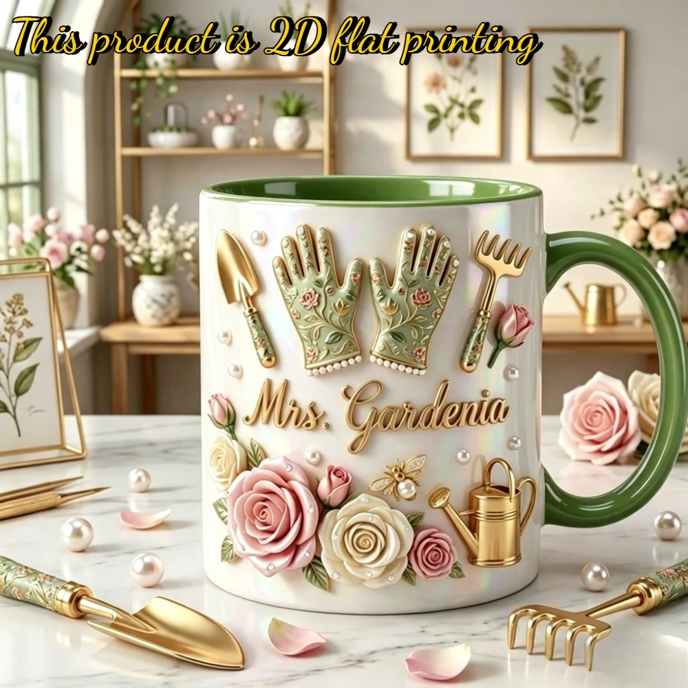 Gardening Tools With Names And Uses - 1 stuk 2D gepersonaliseerde mok met
