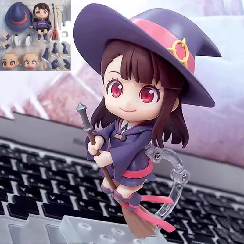 Anime Little Witch Academia Atsuko Kagari Action Figures GK Atsuko Akko Kagari Figures Q Version Movable PVC Model Toys Gifts