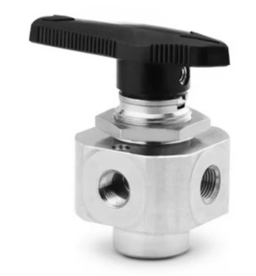 SS-43ZF2 Stainless Steel 5-way Ball Valve 0.07Cv1/8 in. Internal Thread FNPT 40 Series