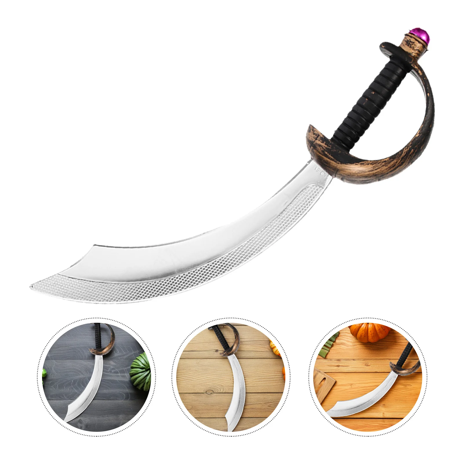 

Halloween 2pcs Pirate Swords for Party Costume Prop Cosplay Accessory Festival Decor Kids Pretend Play Gift Idea