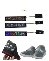 180x30mm Fullcolor Flexible LED Screen Display 12x48 Pixel 576 RGB Matrix Panel APP Hat Glasses DIY Electronic Prop
