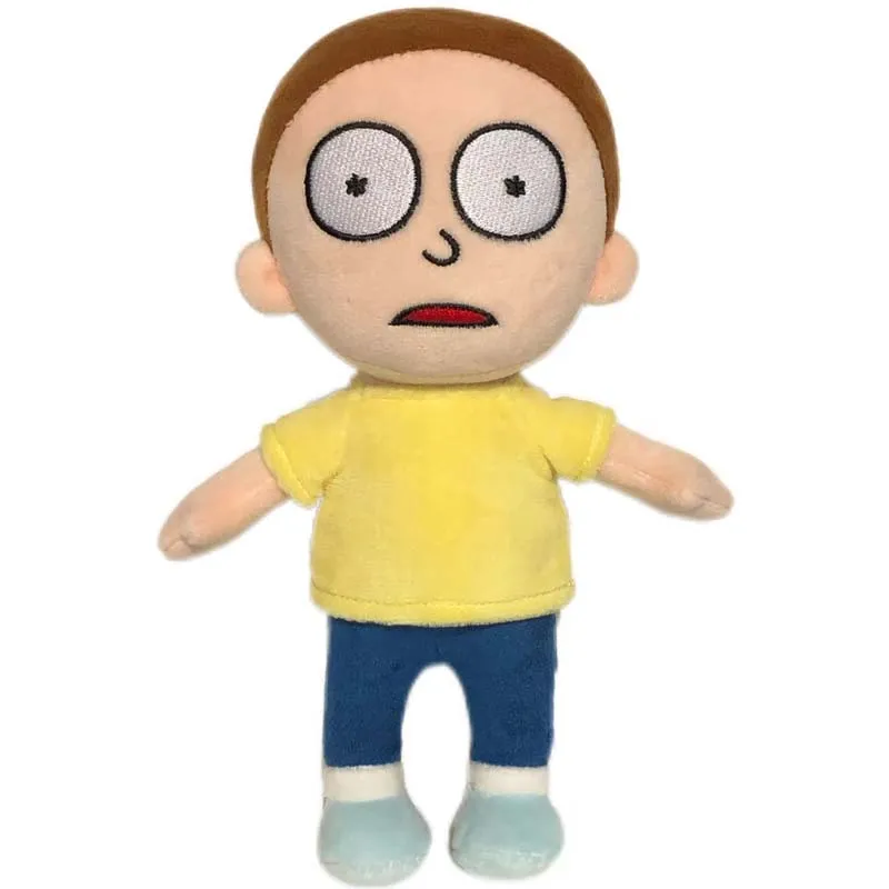 2026 Hugkis Rick i Morty Pluszowa Zabawka Ruchomy Szkielet Wypchana Lalka Miękka Pluszowa Figurka Anime Śmieszny Kolekcjonerski Prezent Urodzinowy Dla Fanów — 2