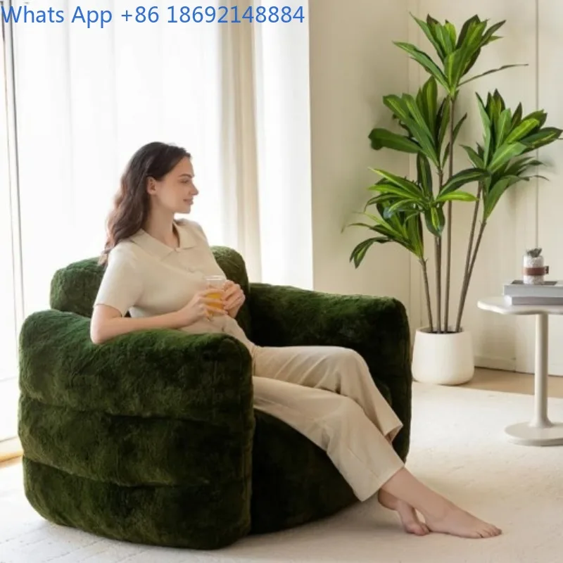 Cream Style Sofa for Living Room, Small Apartment, Homestay, Two or Three Seater, Corduroy Fabric Straight Row
