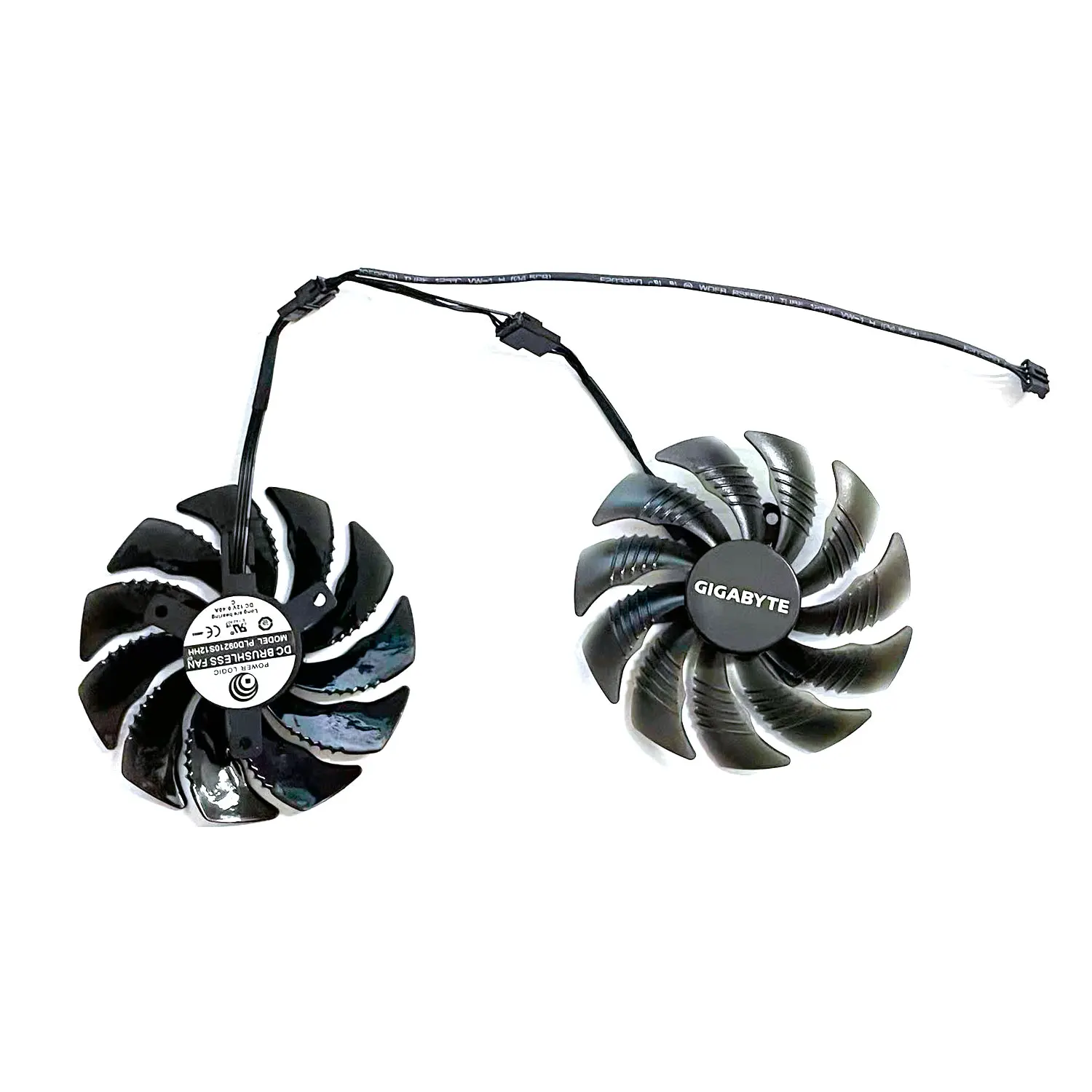 New Cooling Fan 85MM 4PIN T129215SU PLD09210S12HH for Gigabyte GTX 1070 1060 1050 RX 470 480 570 580 Graphics Fan view 4