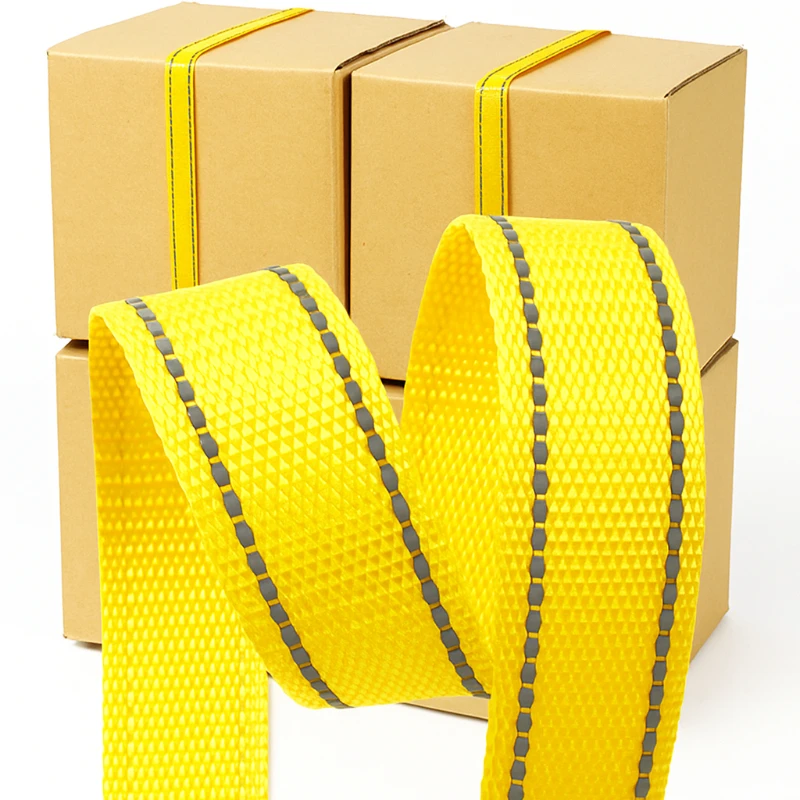 

25mm 5M Polyester Reflective Webbing Tape for Bags Strap Dog Collar Ribbon Band Garment Belt Bias Binding DIY Sewing Accessories