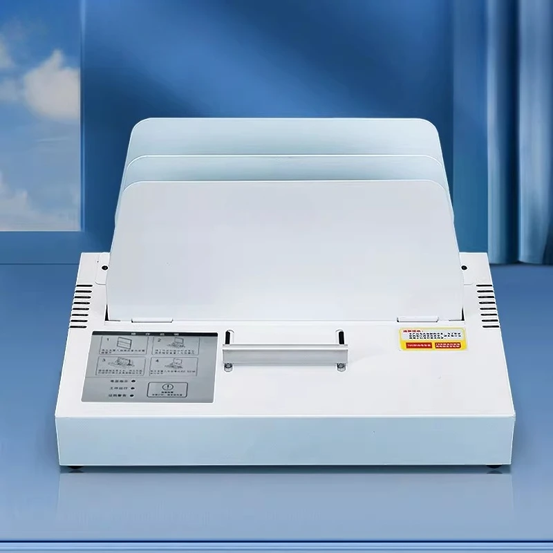 Hot Melt Financial Voucher Binding Machine Home Office Wireless Non-punching Automatic Envelope Binding Machine CM-500RJ