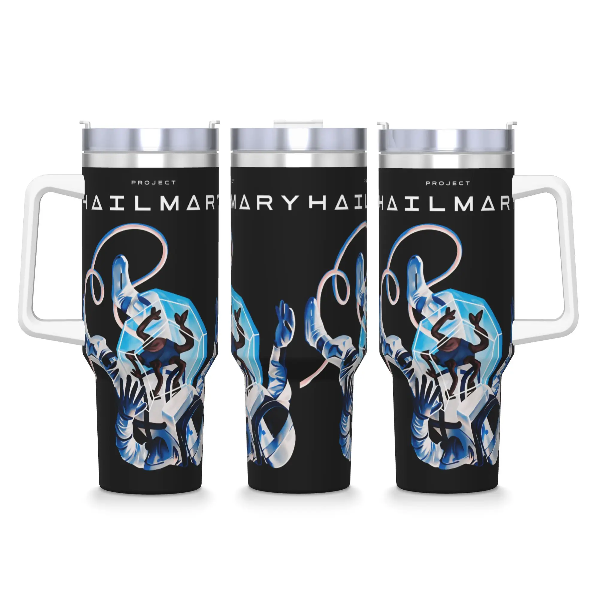 Project Hail Mary 2026 Stainless Steel Tumbler  Beach Thermal Cups With Straws and Lid Large Mugs Cup Cold Drink Water Bottle