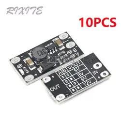 10PCS Newest Multi-function Mini DC-DC Boost Module Step Up Board 5V/8V/9V/12V 1.5A LED Indicator Diy Electronic Voltage Module