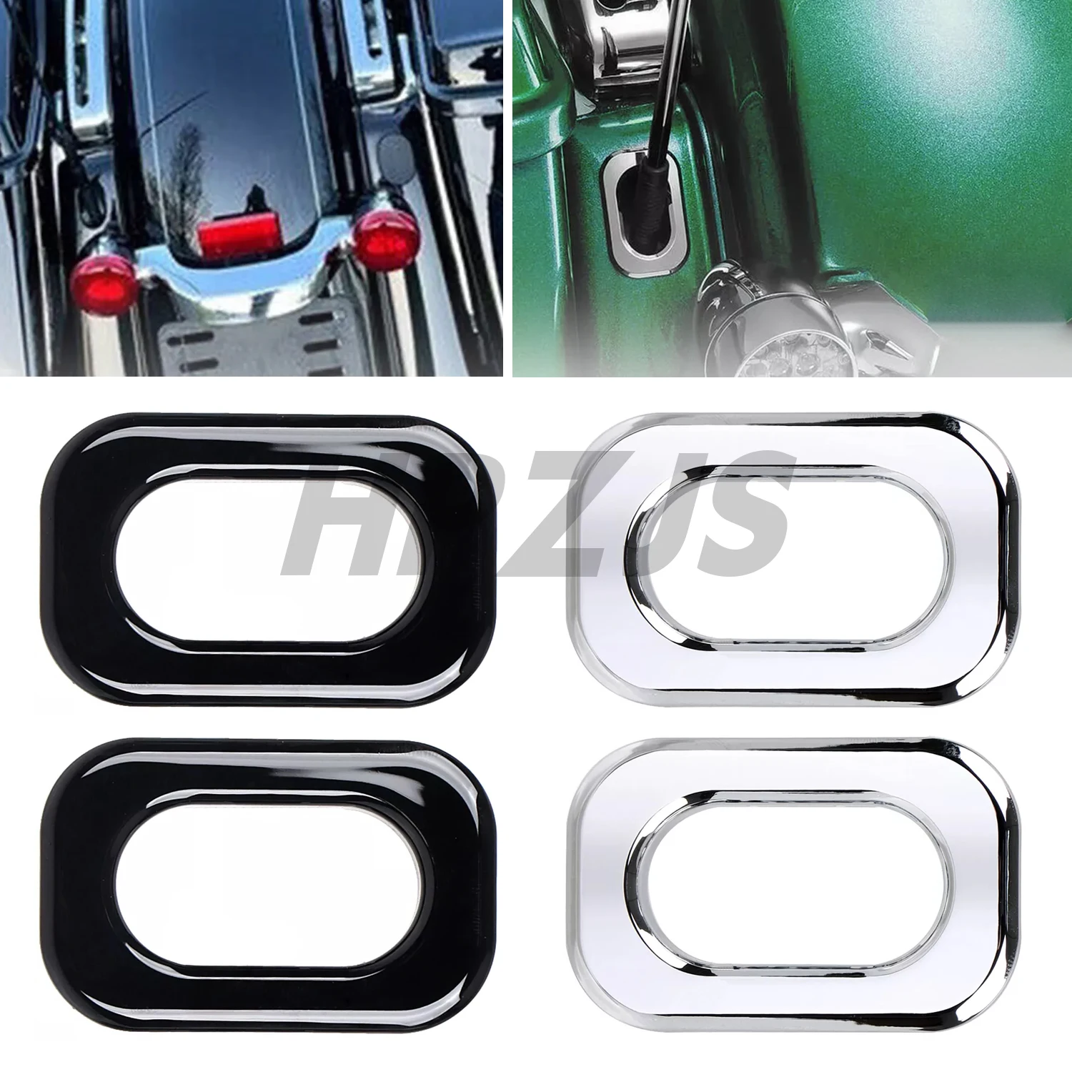 For Harley Motorcycle Street Glide FLHX Road Glide FLTRU FLTRX Road King FLHRXS Antenna Hole Accent Cover Filler Cover