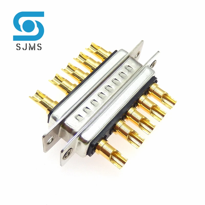 5W5 30A / 40A Gold plated Male Female high current CONNECTOR D-SUB adapter solder type DB 5Pin plug socket Welding high power