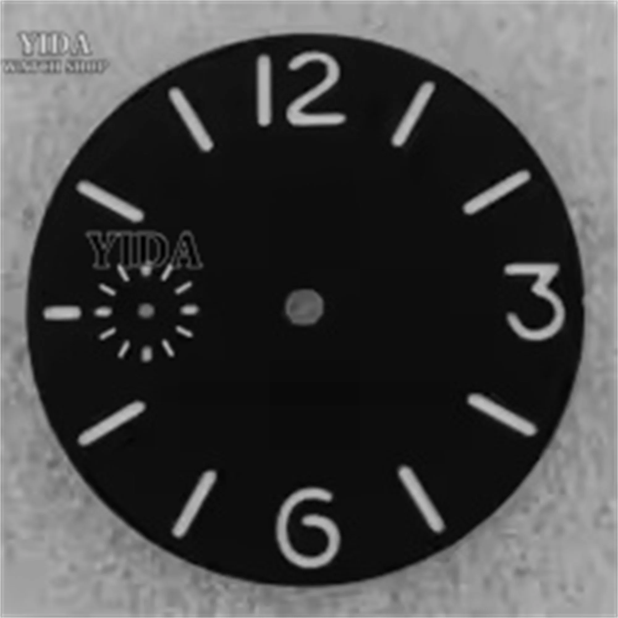 36MM PAM Watch Dial Vintage Face Retro Dial Green Luminous Mod Dial for ETA6497/6498/ST3600 Movement Accessories Repair Tools